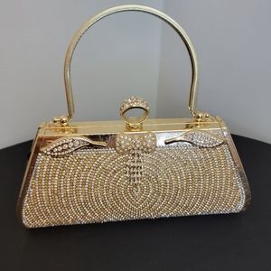 Gold Sparkly‎ Blingy Formal Purse